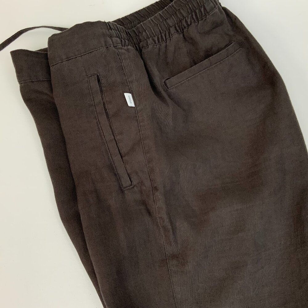 Onia Brown Drawstring Men’s Pants - Picture 12 of 16